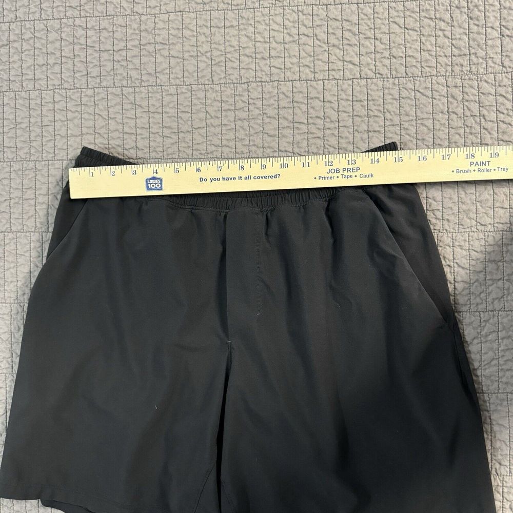 Lululemon Shorts Mens Large Black Pace Breaker Lined 7" Running Gym Workout - Picture 9 of 11